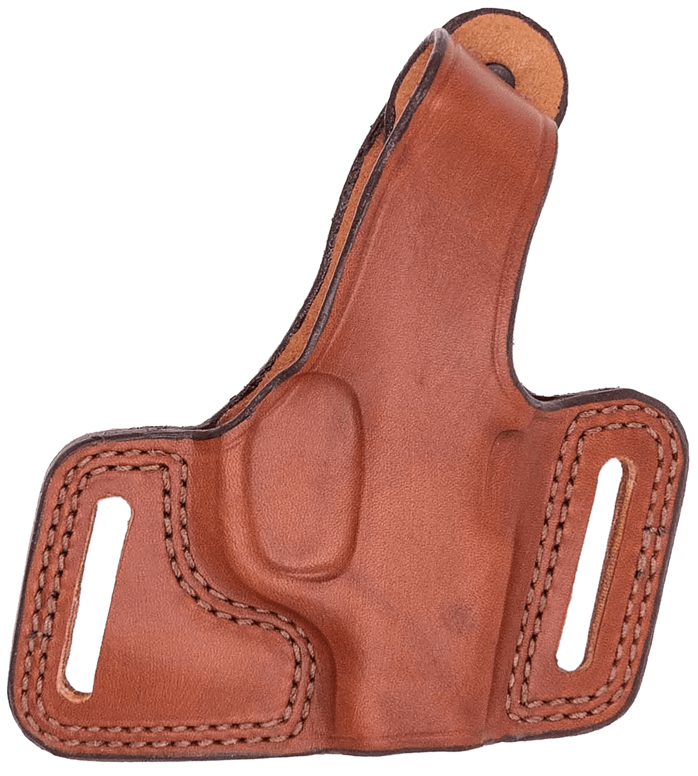 Bianchi 12839 Black Widow  OWB Size 02 Tan Leather Belt Slide Fits Ruger Security-Six Fits S&W K Frame 2-4" Right Hand