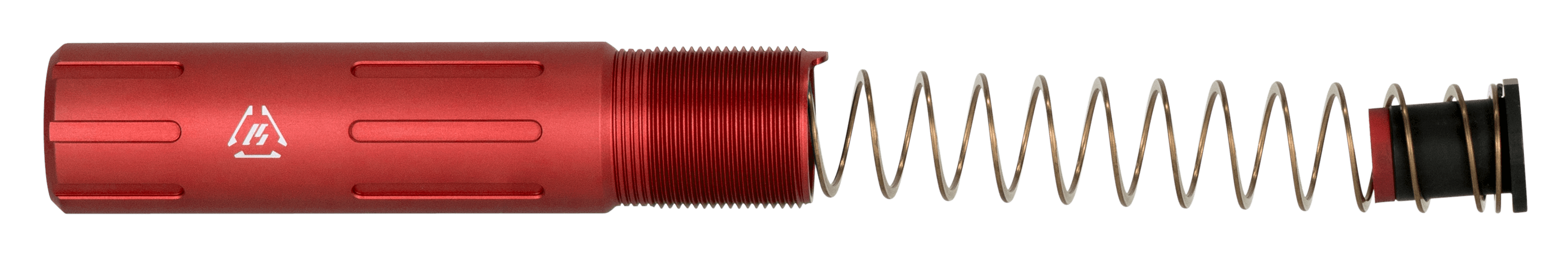 Strike Industries AR Pistol Platform Red Anodized Aluminum Buffer Tube