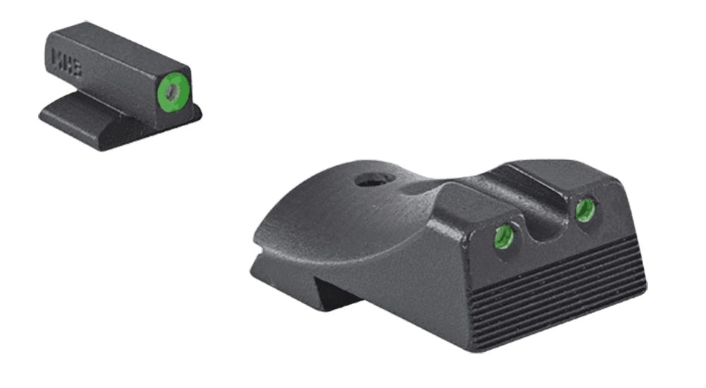Meprolight Green Tritium Front Sight Outline Rear Sight Kimber 1911 Slant