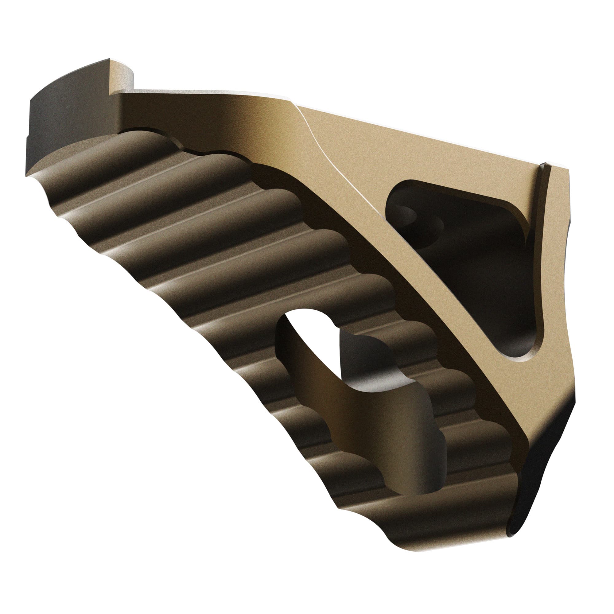 Rise Armament RA030SB Micro Hand Stop Spartan Bronze Aluminum for M-LOK