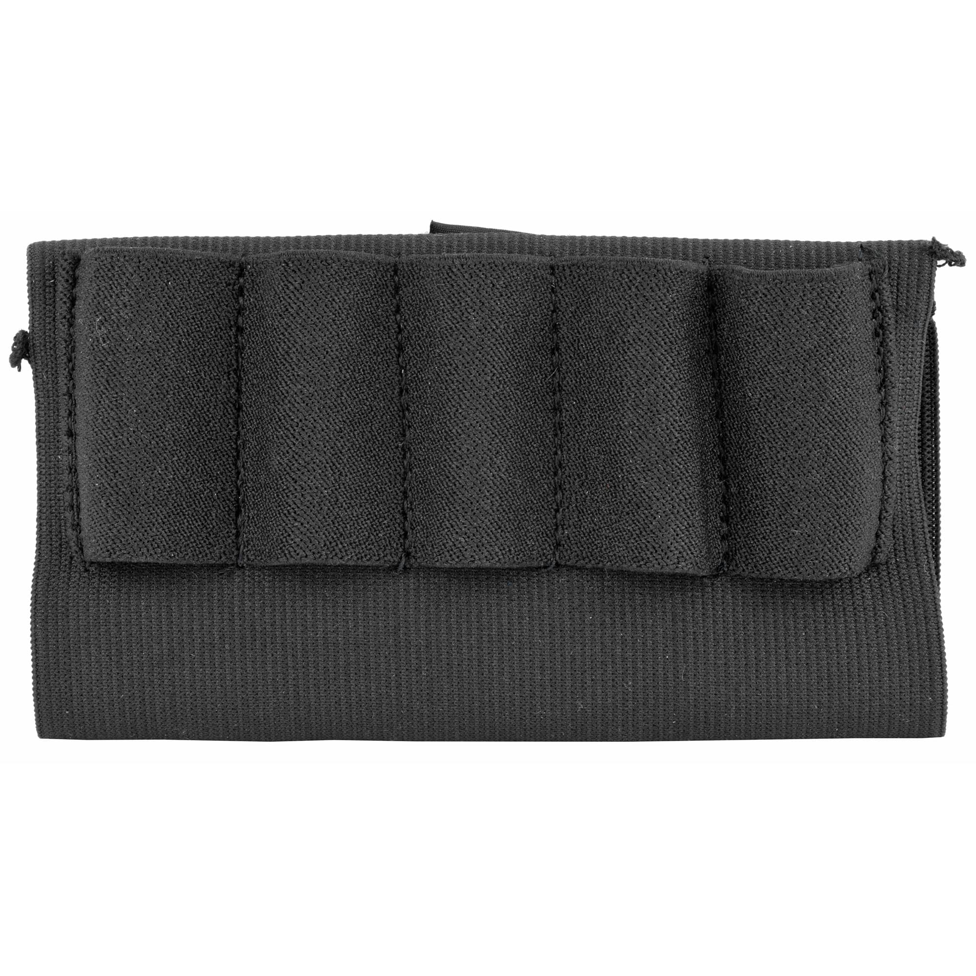 Blackhawk 74SH02BK Buttstock Shell Holder  Black Nylon Capacity 5rd Shotgun Buttstock Mount