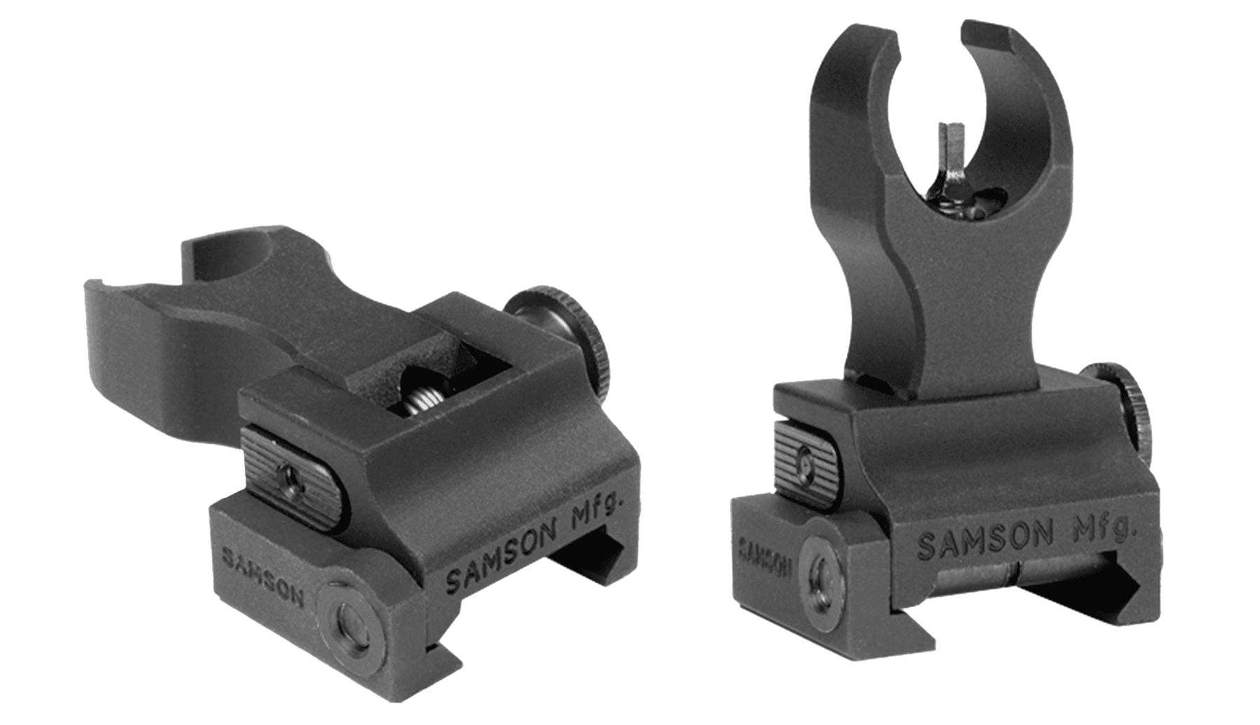 Samson Quick Flip Front Sight Gas Block Extended Height A2 for AR-15 Aluminum