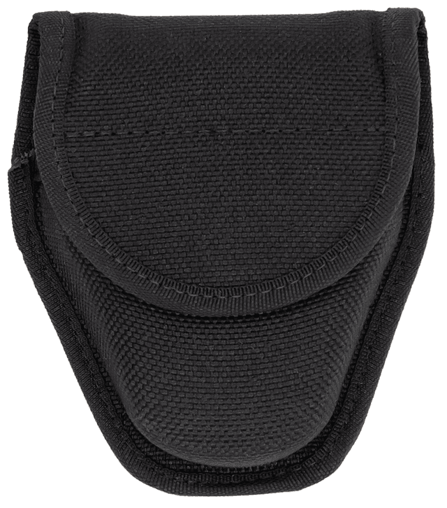 Bianchi 18772 7317 Double Handcuff Case Accumold Black Textured 2-2.25" Hook & Loop