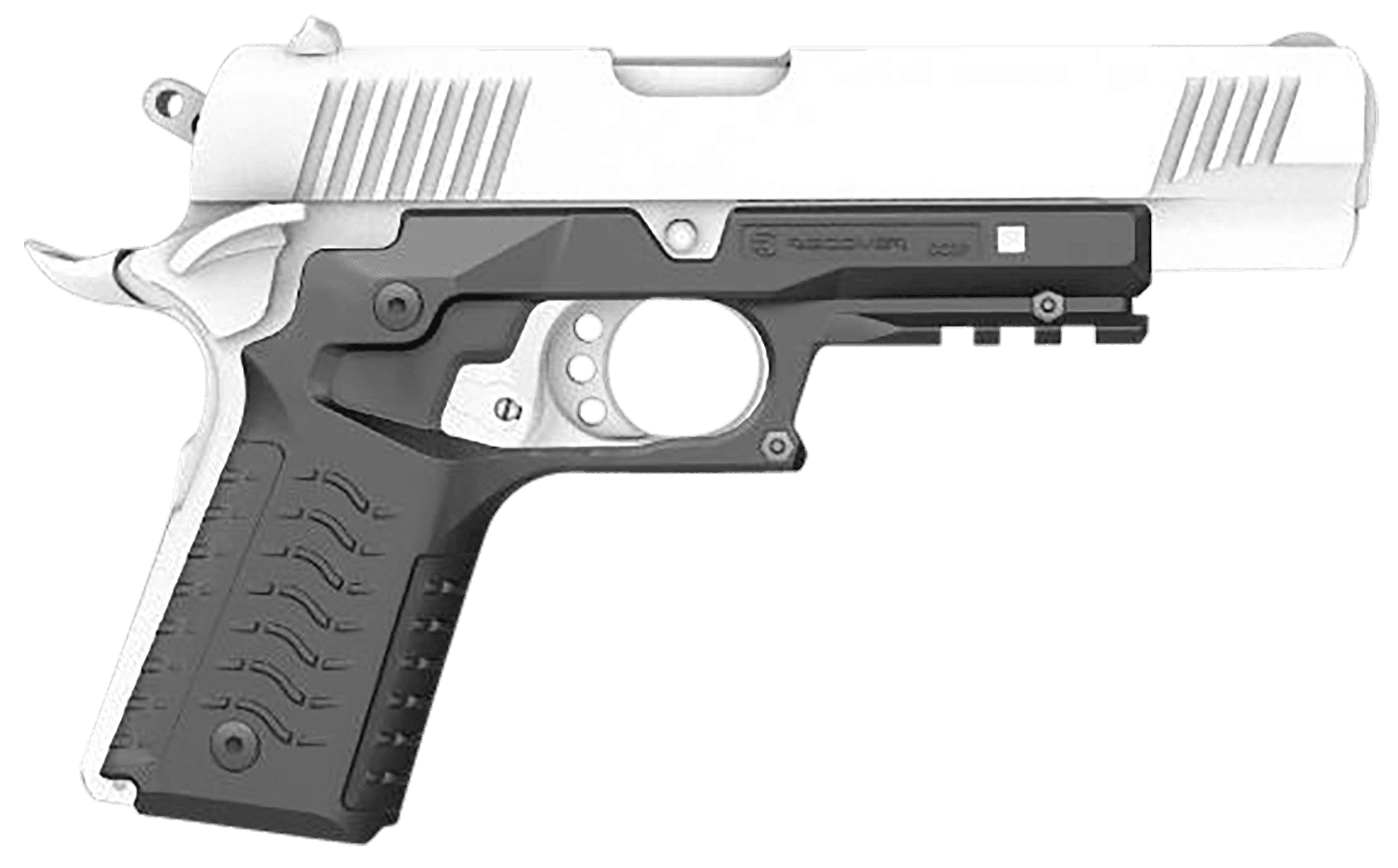 Recover Tactical CC3H01 Polymer Grip Rail System for Standard Frame 1911