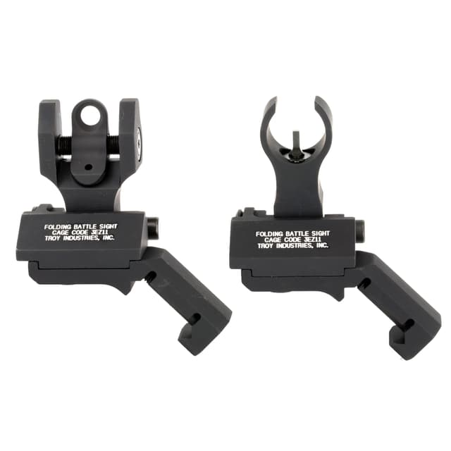 Troy 45 Degree BattleSight Hk Front Round Rear Folding Picatinny Ambidextrous