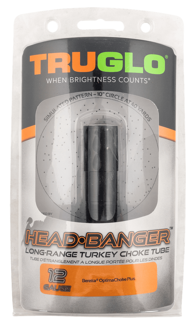 TruGlo Head Banger Long Range Choke Tube Beretta Optima 12Ga