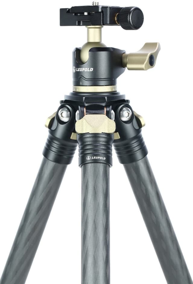 Leupold 180380 Alpine Tripod Kit 5-58" High Carbon Fiber 3 Legs Rubber Feet