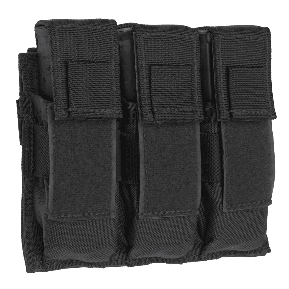 Tacshield T3603BK Universal Triple Pistol Triple Black 1000D Nylon