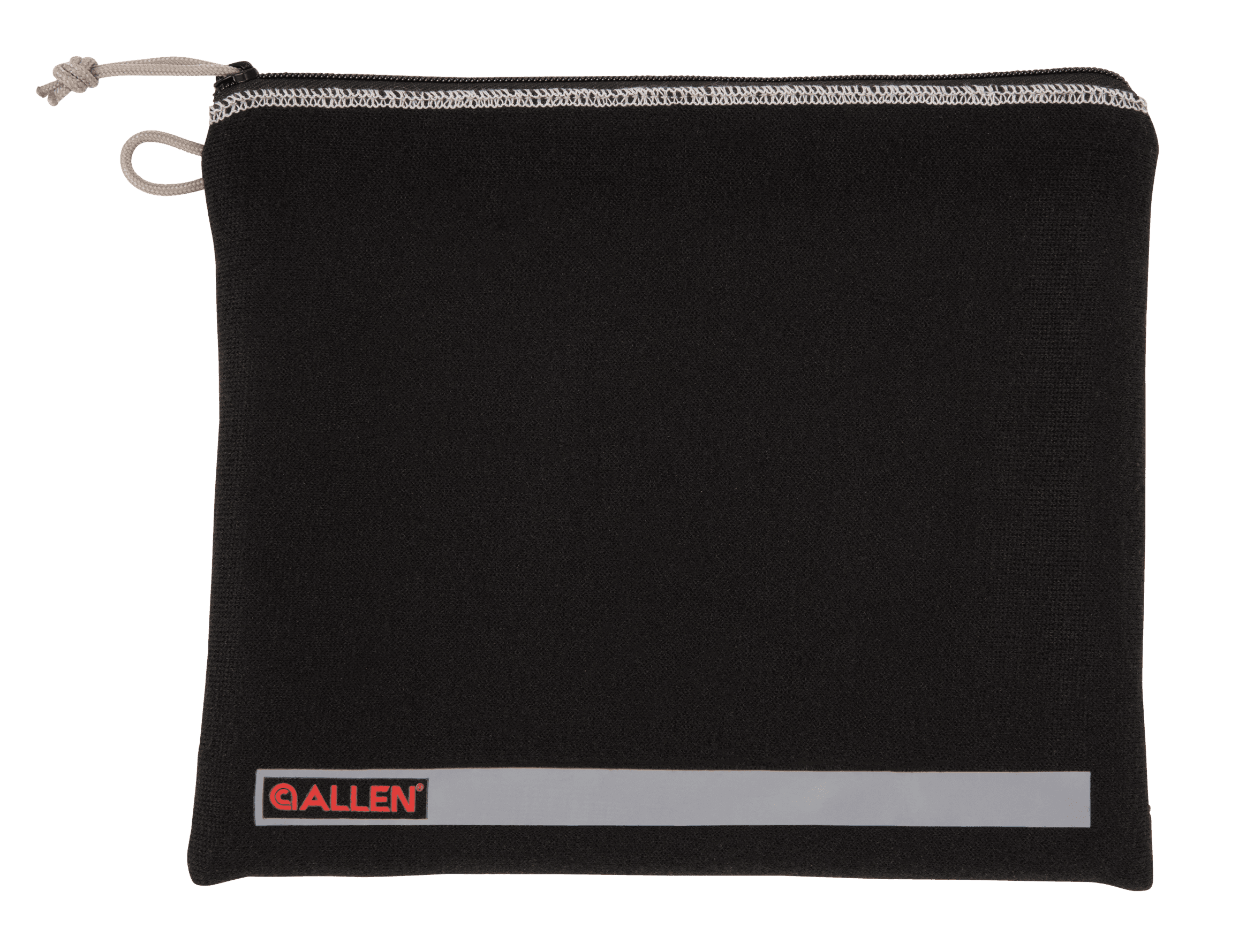 Allen 3630 Pistol Pouch  Black Polyester w/Lockable Zippers, ID Label & Fleece Lining Holds Oversized Handgun 9" L x 11" W Interior Dimensions