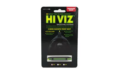 HIVIZ Ultra Narrow Magnetic Shotgun Sight for Ribs 11 64 to 17 64 Green