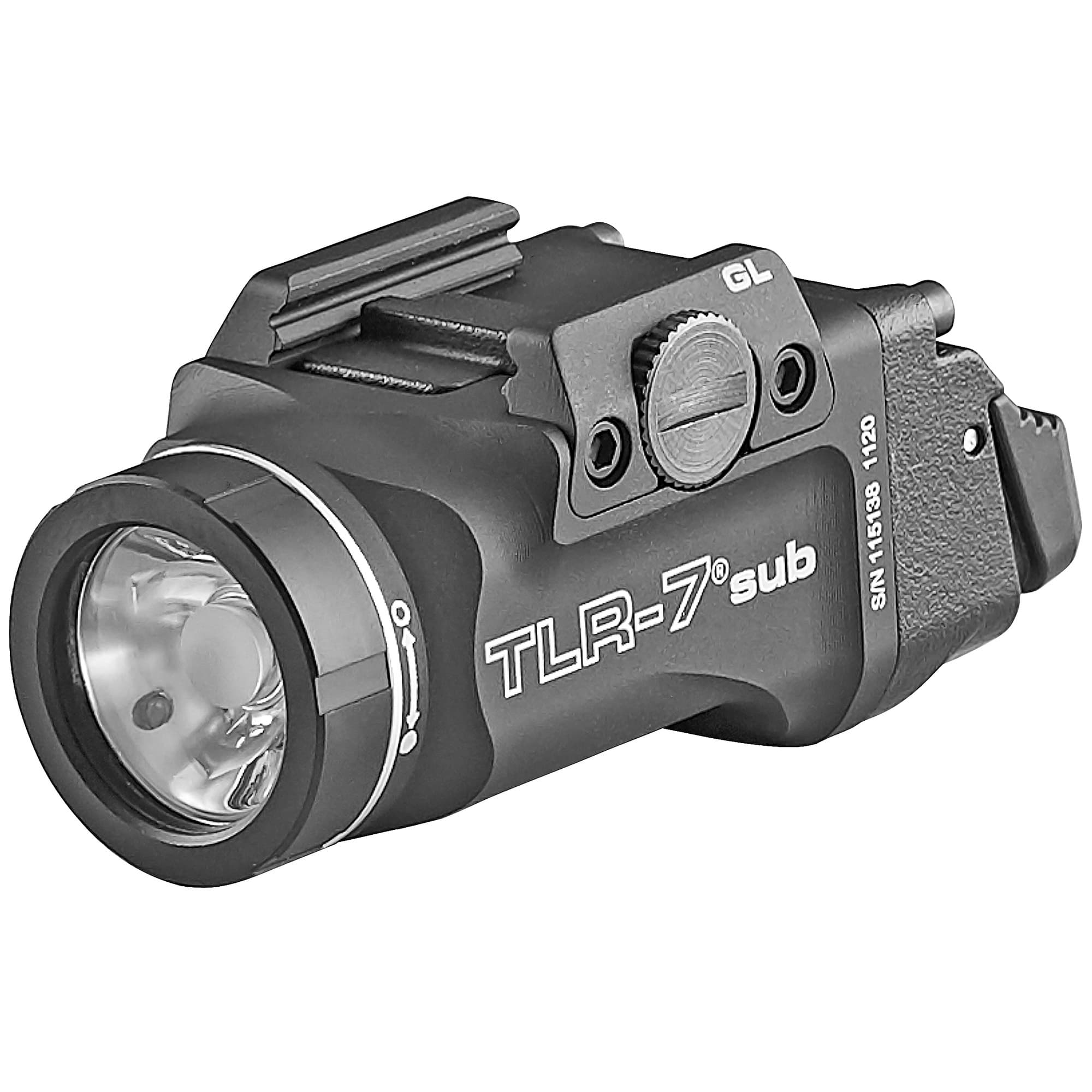Streamlight TLR-7sub Weapon Light Black 500 Lumens Fits Glock 43XMOS/48MOS