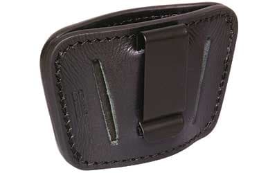 PSP 035BLK Belt Slide IWB/OWB Leather Belt Clip/Slide Fits Med/Lg Semi-Auto Ambidextrous
