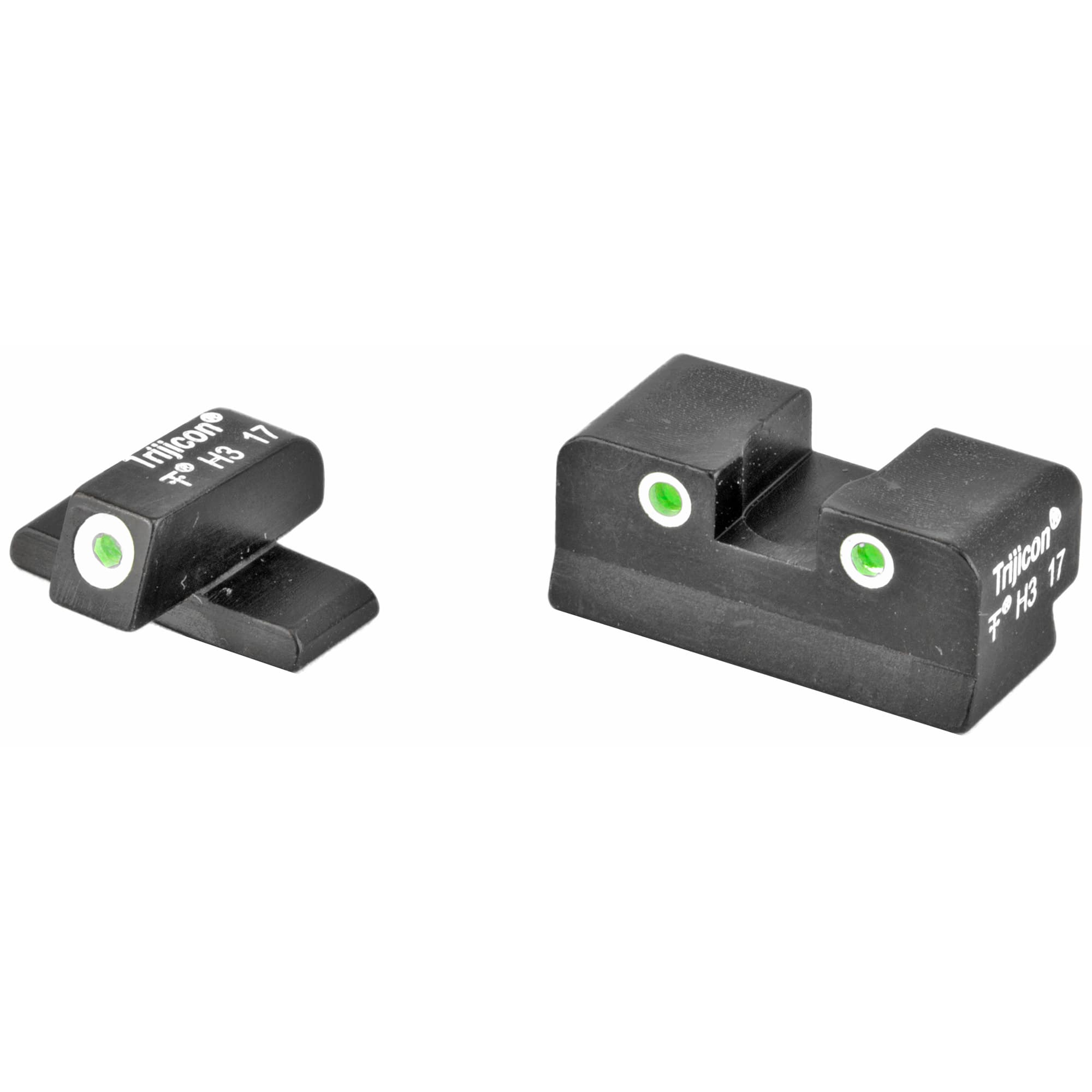 Trijicon 600481 Bright & Tough Night Sights  Green/Tritium White Outline Front Sight-Green/Tritium White Outline Rear Sight Springfield Armory XD/XD-M/XD-S