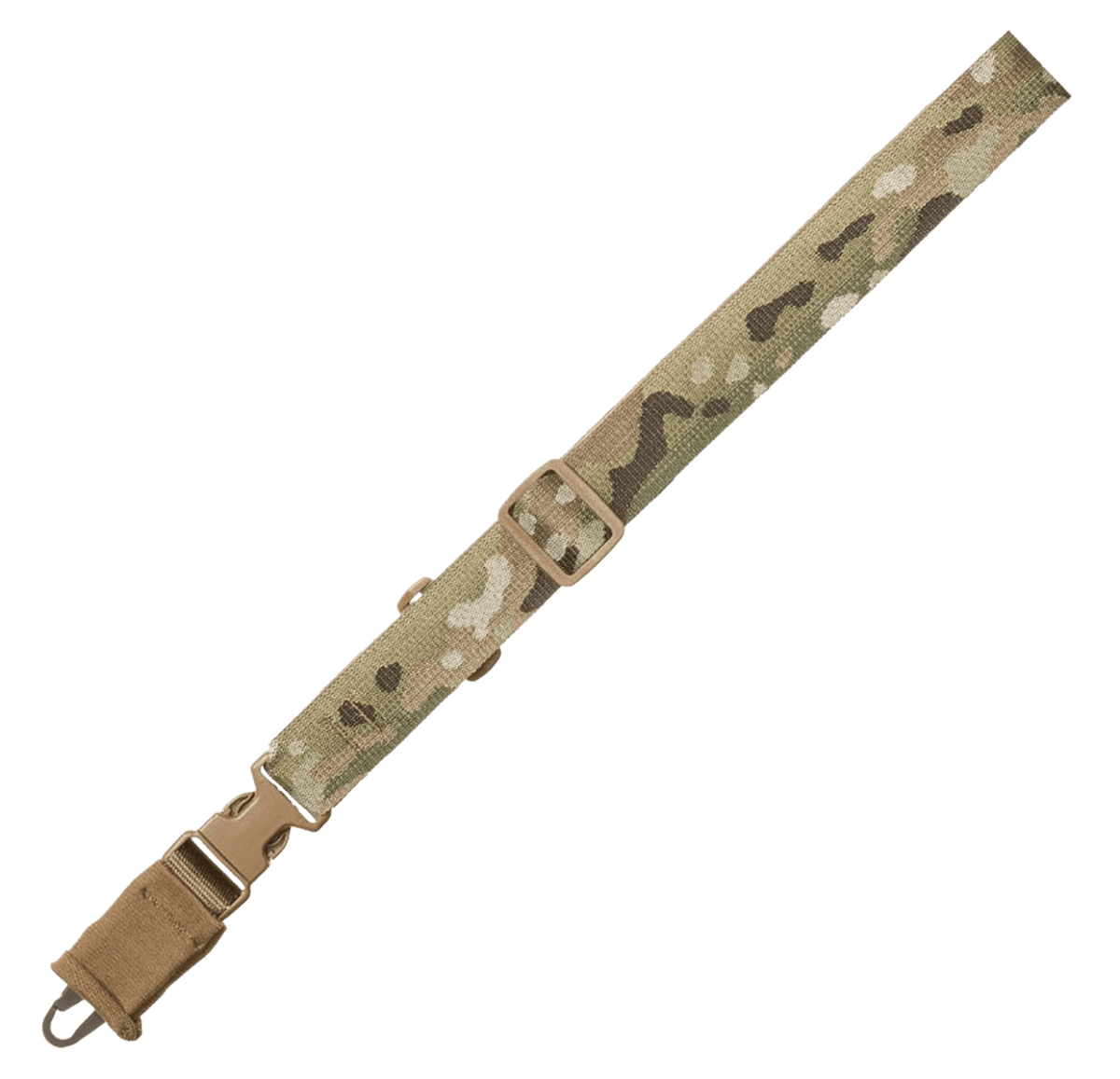 Tacshield T6005MB CQB Sling made of MultiCam Webbing with HK Snap Hook & Single-Point Design for Rifle/Shotgun