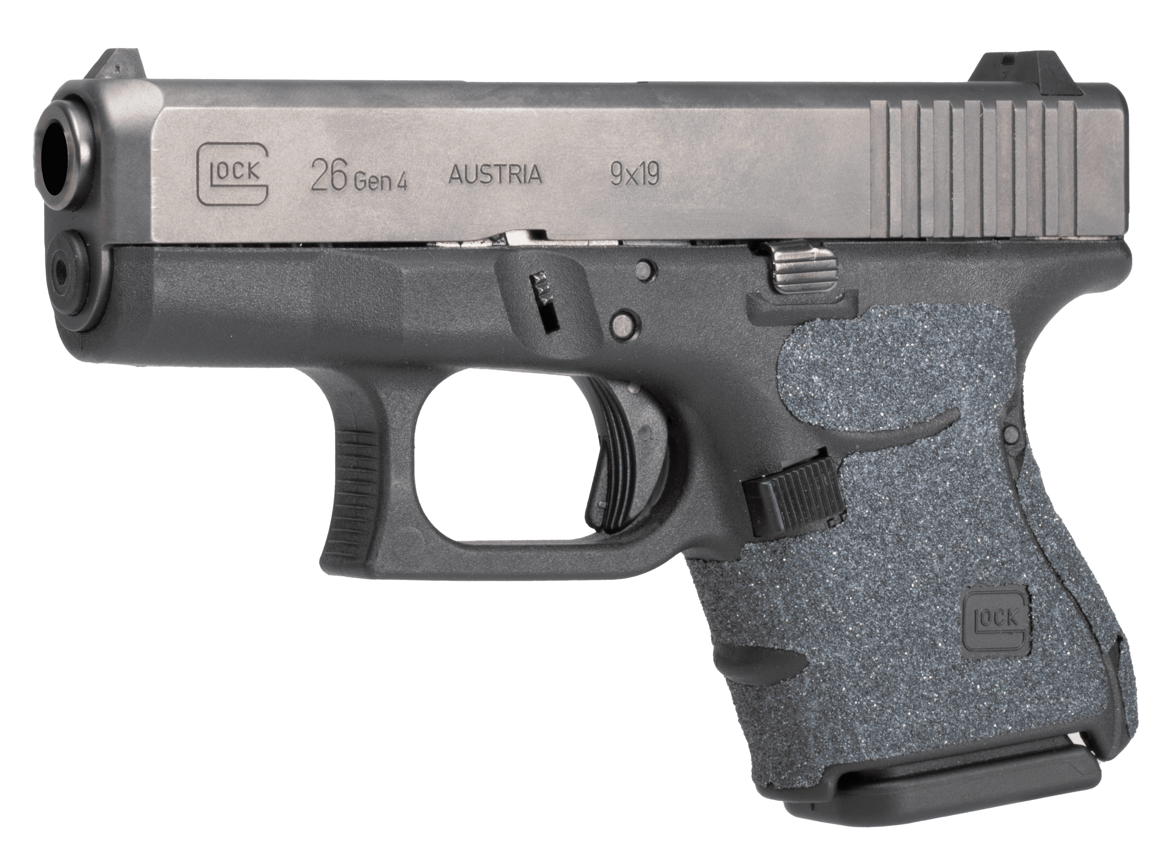 Hogue Wrapter Adhesive Grip Heavy Grit for Glock 26 27 33 Gen 4