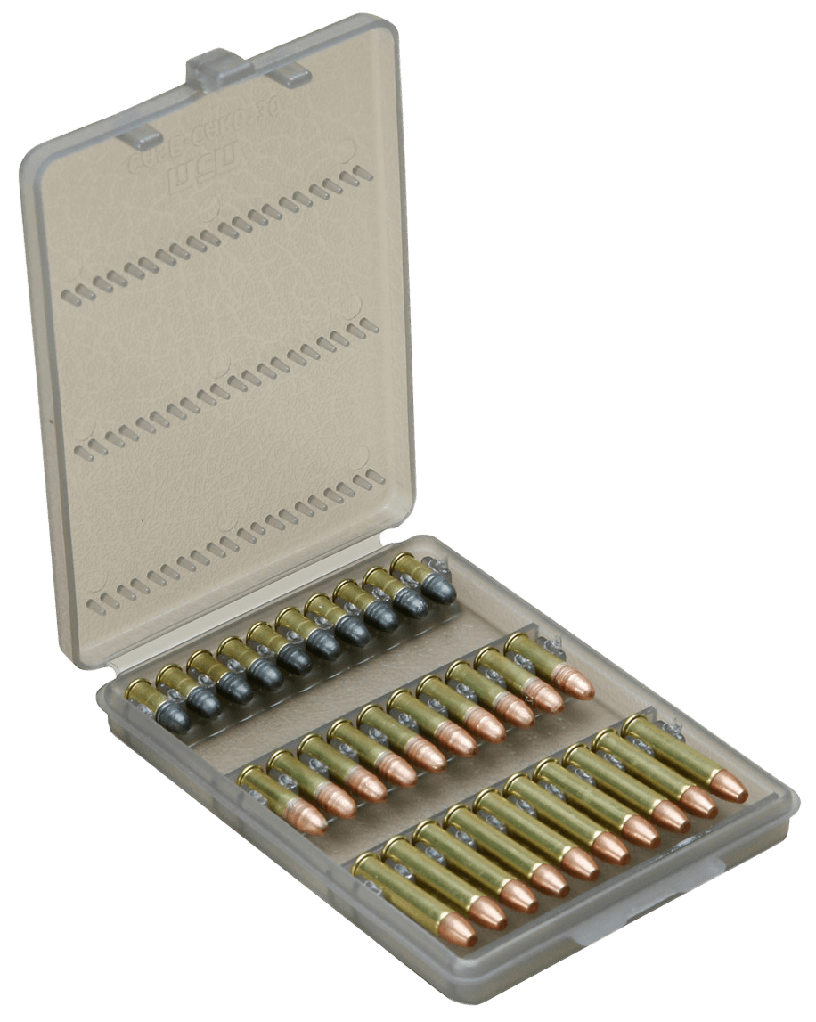 MTM Case-Gard  Case-Gard Ammo  Wallet 22 LR 17 HM2 Clear Smoke Polypropylene 30rd