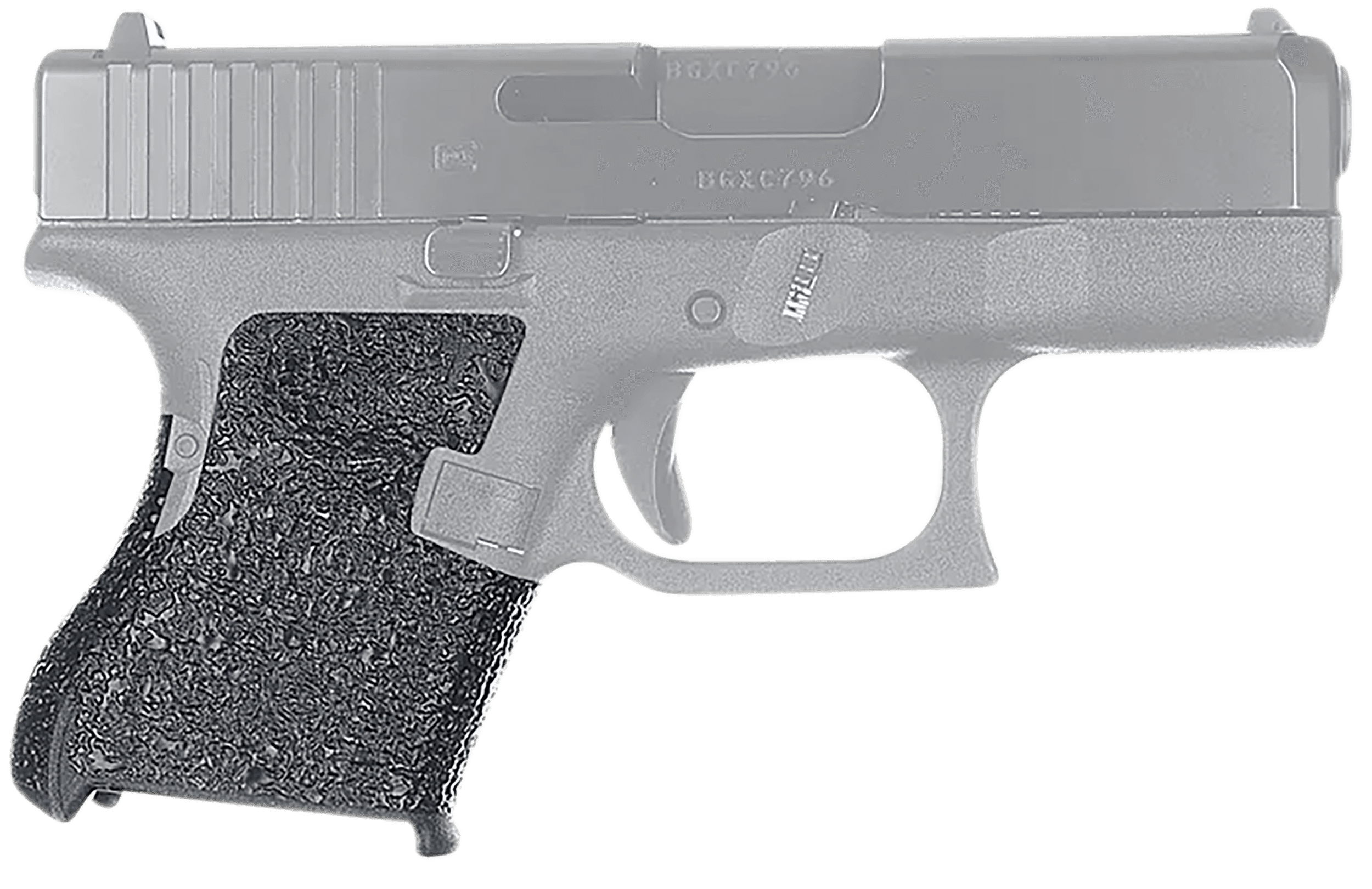 Talon Grips Ev03r Adhesive Grip Textured Rubber for Subcompact Glock Gen 5
