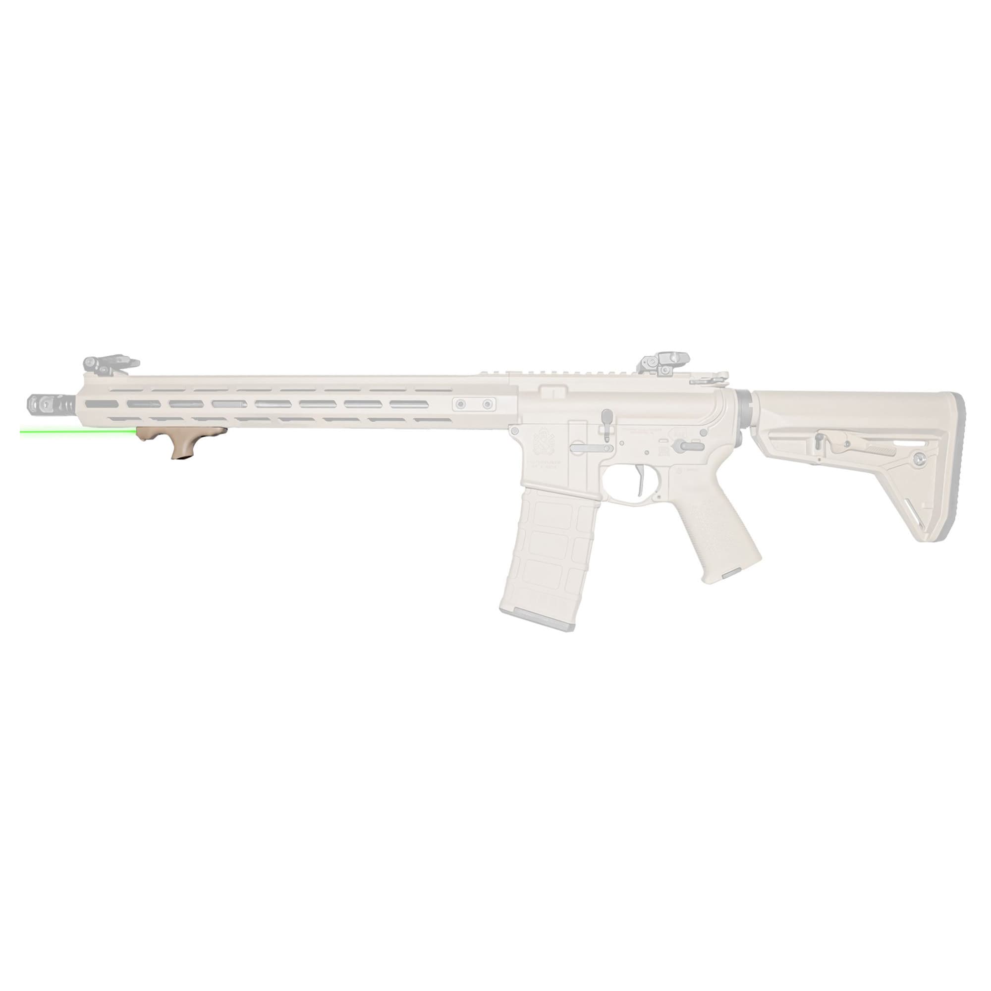 Viridian 912-0060 HS1 AR Hand Stop Green Laser with Picatinny Rail Adapter HS Series Flat Dark Earth