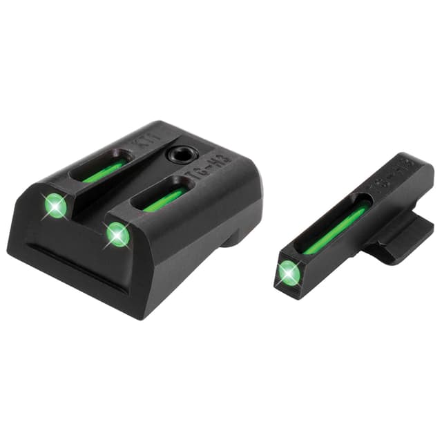 Truglo Tfo Green Tritium Fiber Optic Front and Rear Sights for Kimber 1911