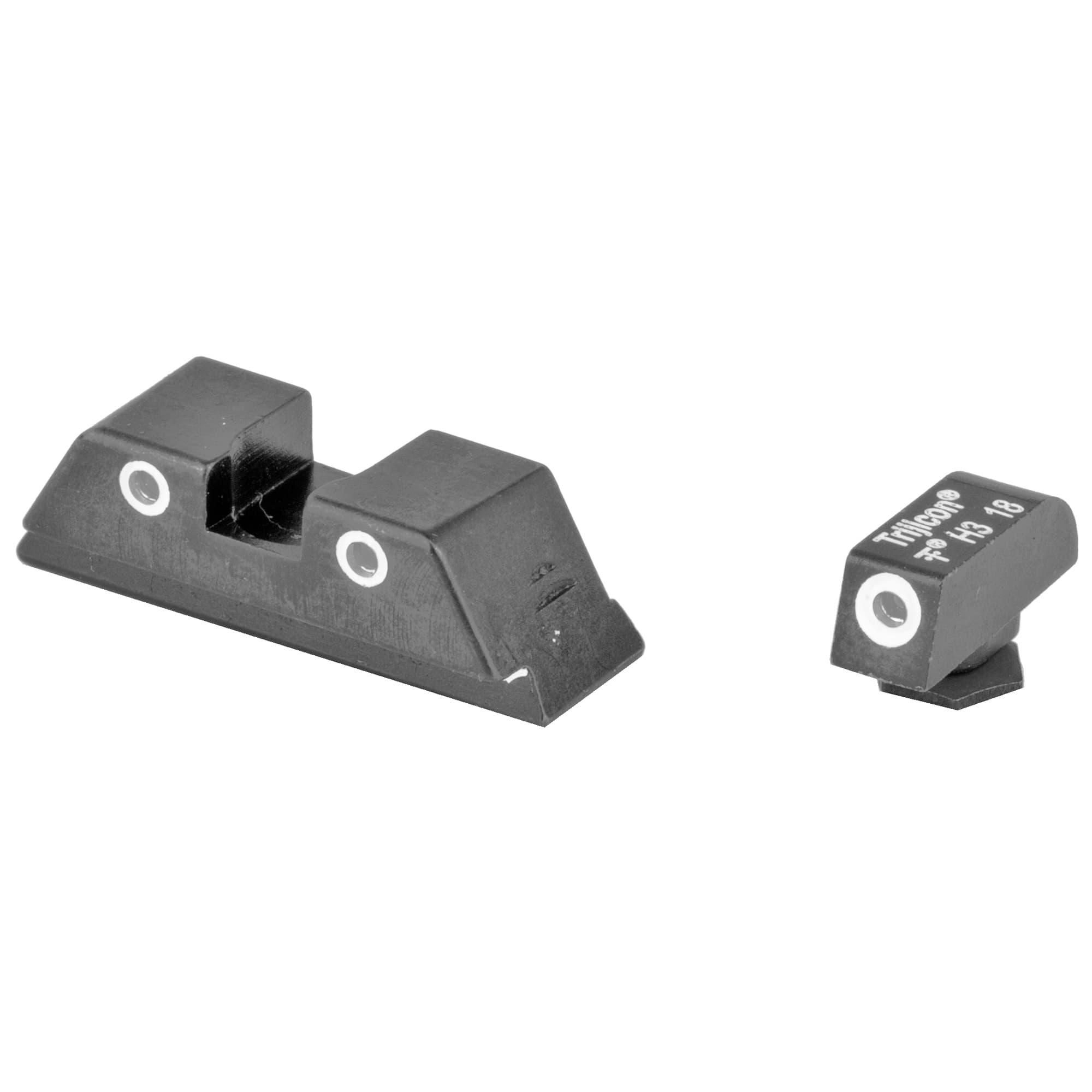 Trijicon Bright Tough Night Sights Green Tritium White Front Rear Glock 20 21
