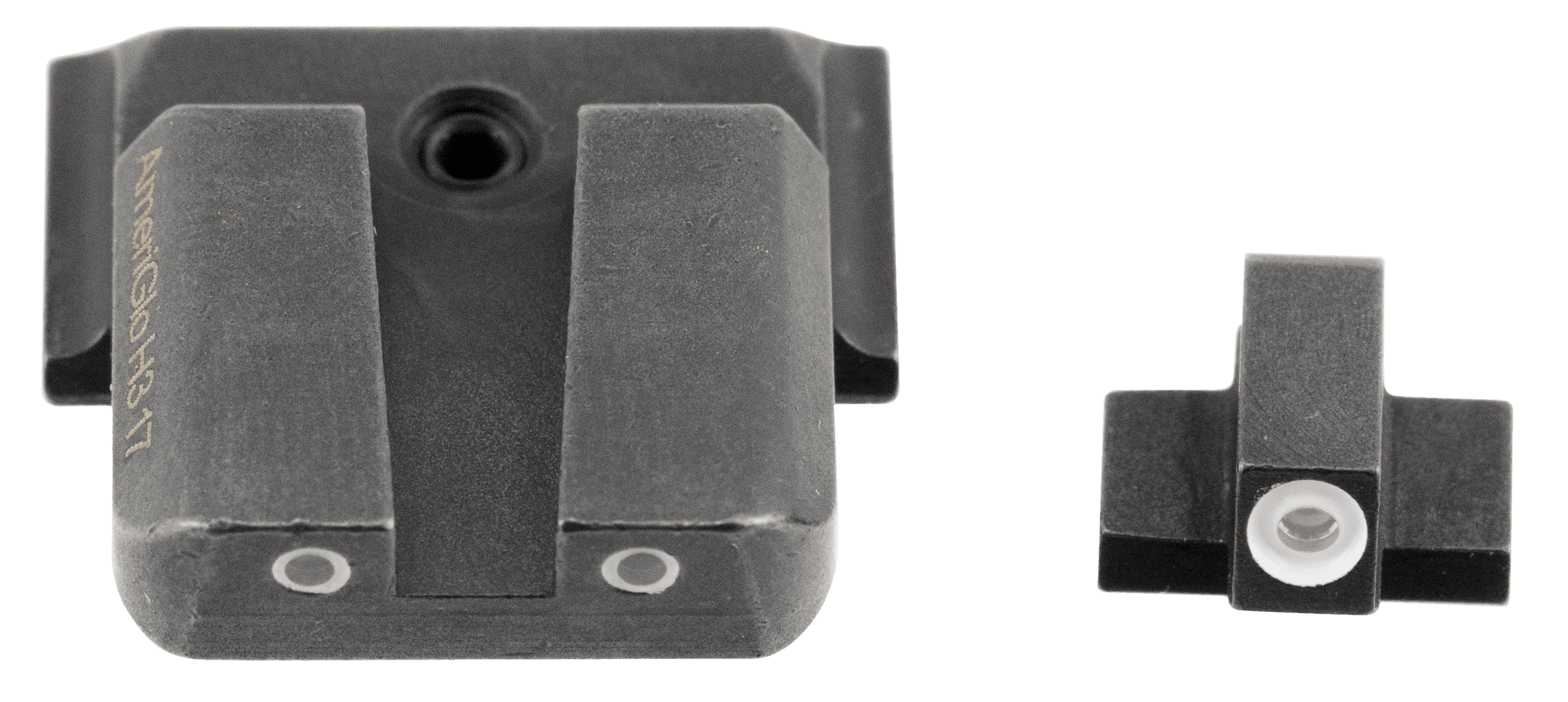 AmeriGlo SW801 Tritium Sights for Smith & Wesson M&P Green Front White Rear