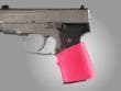 Hogue HandAll Jr Grip Sleeve Rubber Pink Finish for Most 22 25 38 Pistols