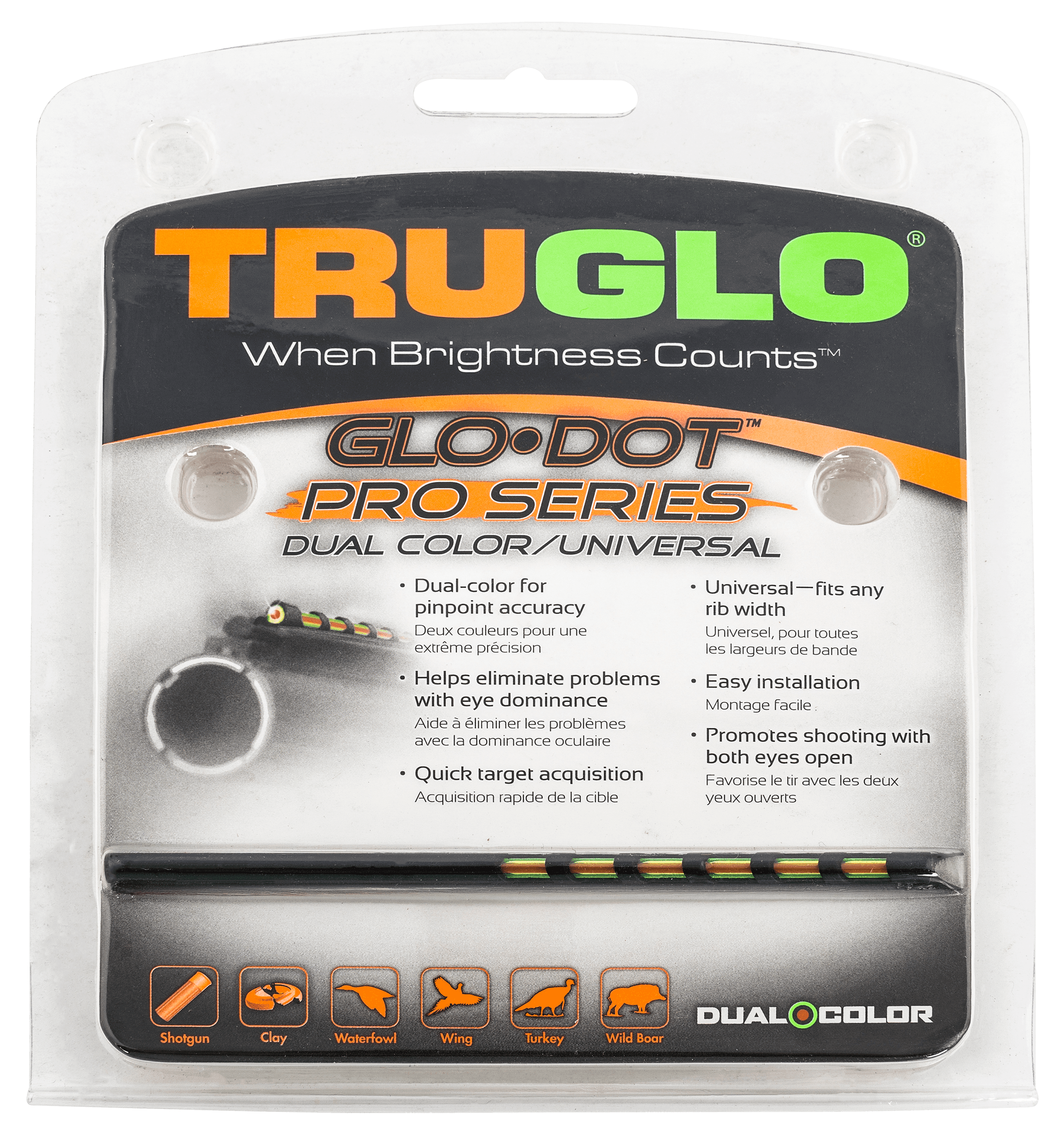 Truglo Glo Dot Pro Series Univ Dual Shotgun Sights