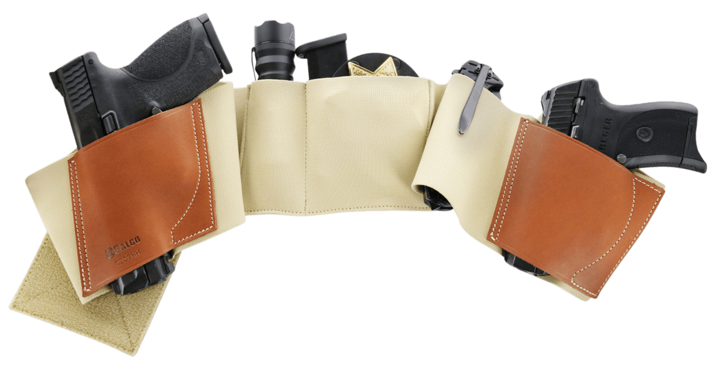 Galco UWKHXL2 UnderWraps 2.0 Khaki XL Leather/Nylon Handgun