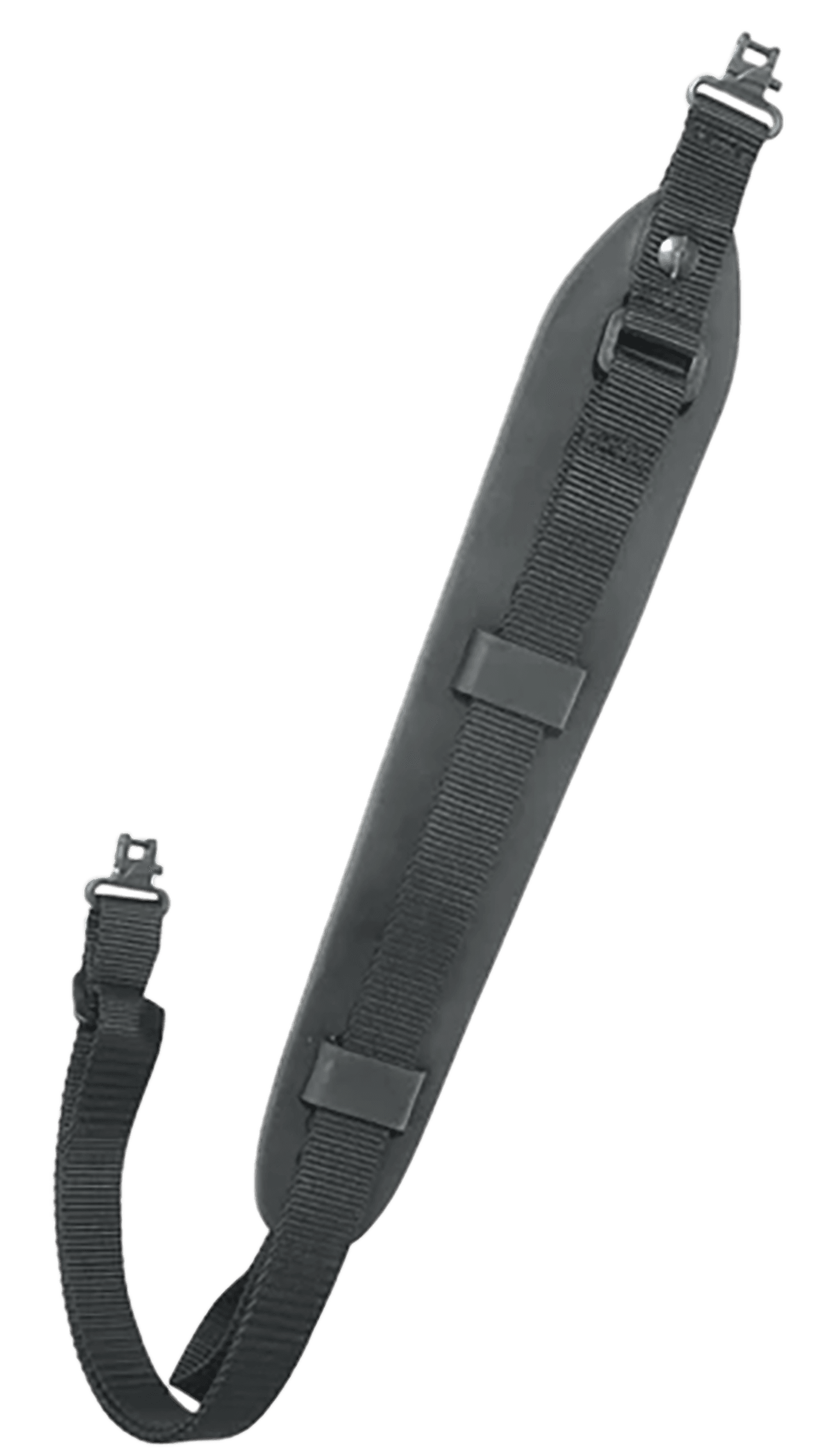Outdoor Connection SGSS20970 Super Grip Sling with Talon QD Swivels 2.25" W x 32" L Padded Black Rubber Padding with Nylon Strap for Rifle/Shotgun