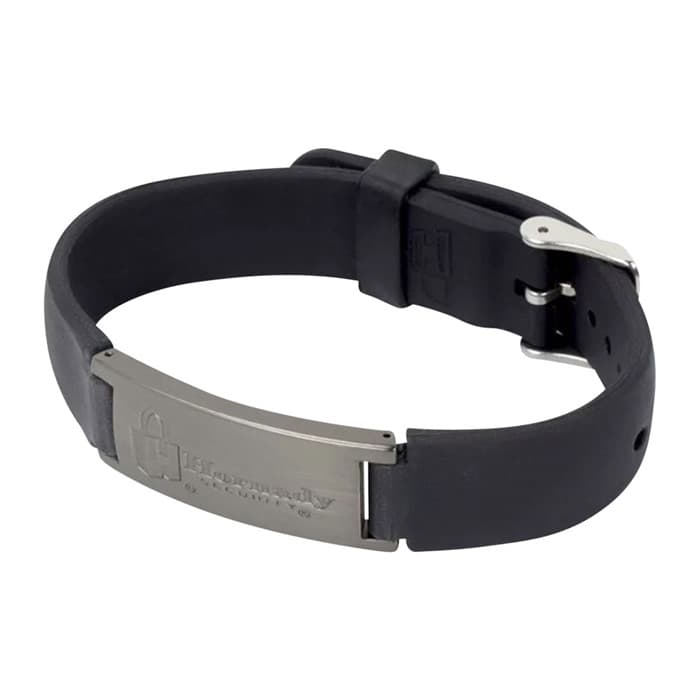 Hornady 98166 Rapid Safe RFID Wrist Band Black Rubber