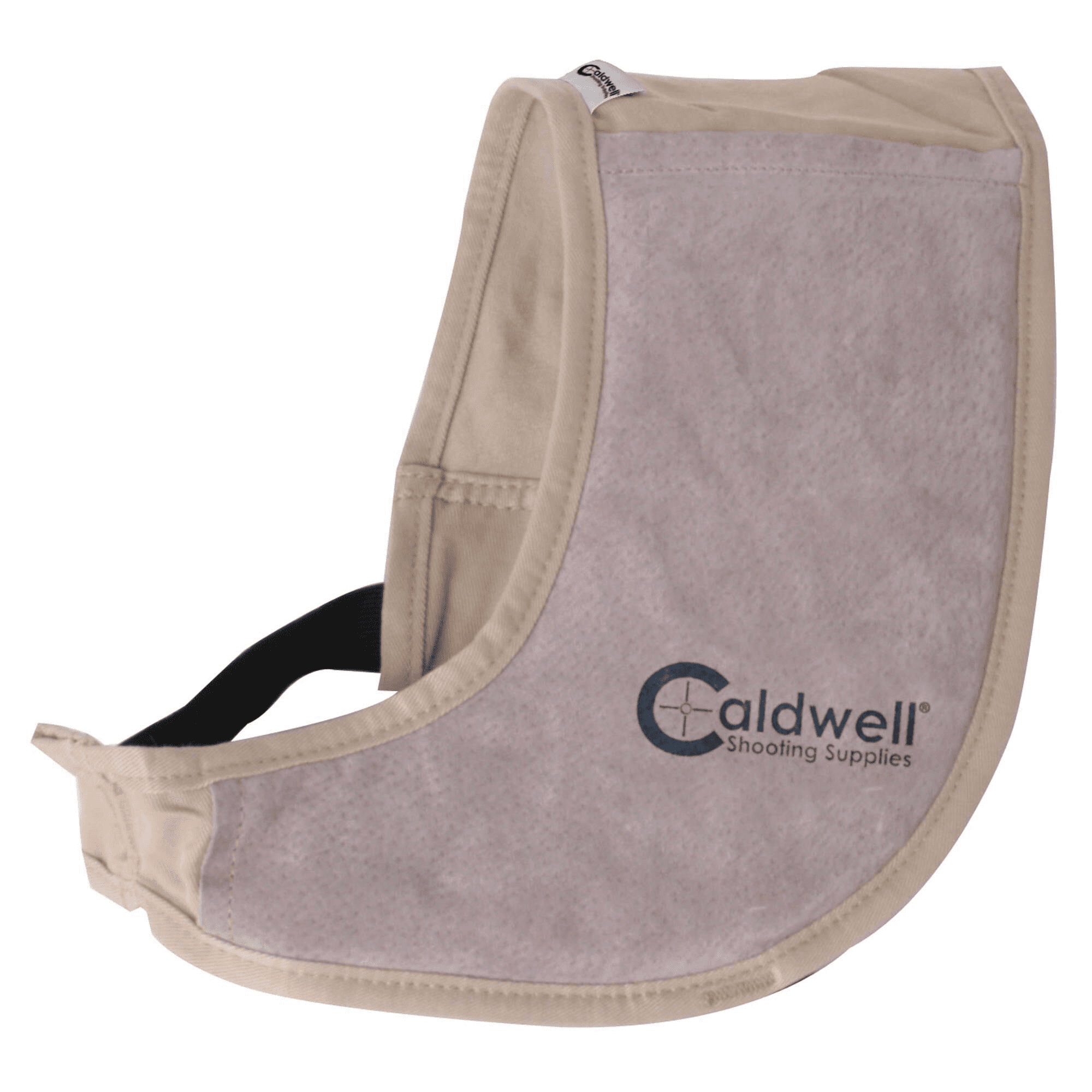 Caldwell Field Recoil Shield Tan Cloth Leather Pad Ambidextrous for Shotguns