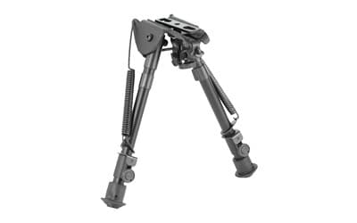 NcStar ABPGF Precision Grade Fullsize Friction Bipod Black 7-11" Steel/Aluminum W/Adapters