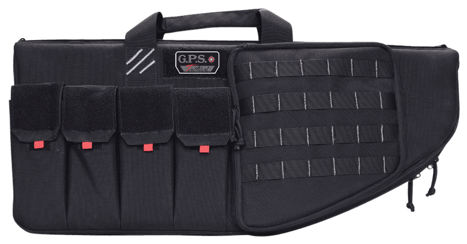 GPS Bags T30ARB Tactical AR Case 30" Black 1000D Nylon with Mag & Storage Pockets, Lockable Zippers, External Handgun Pocket & DuPont Teflon Coating