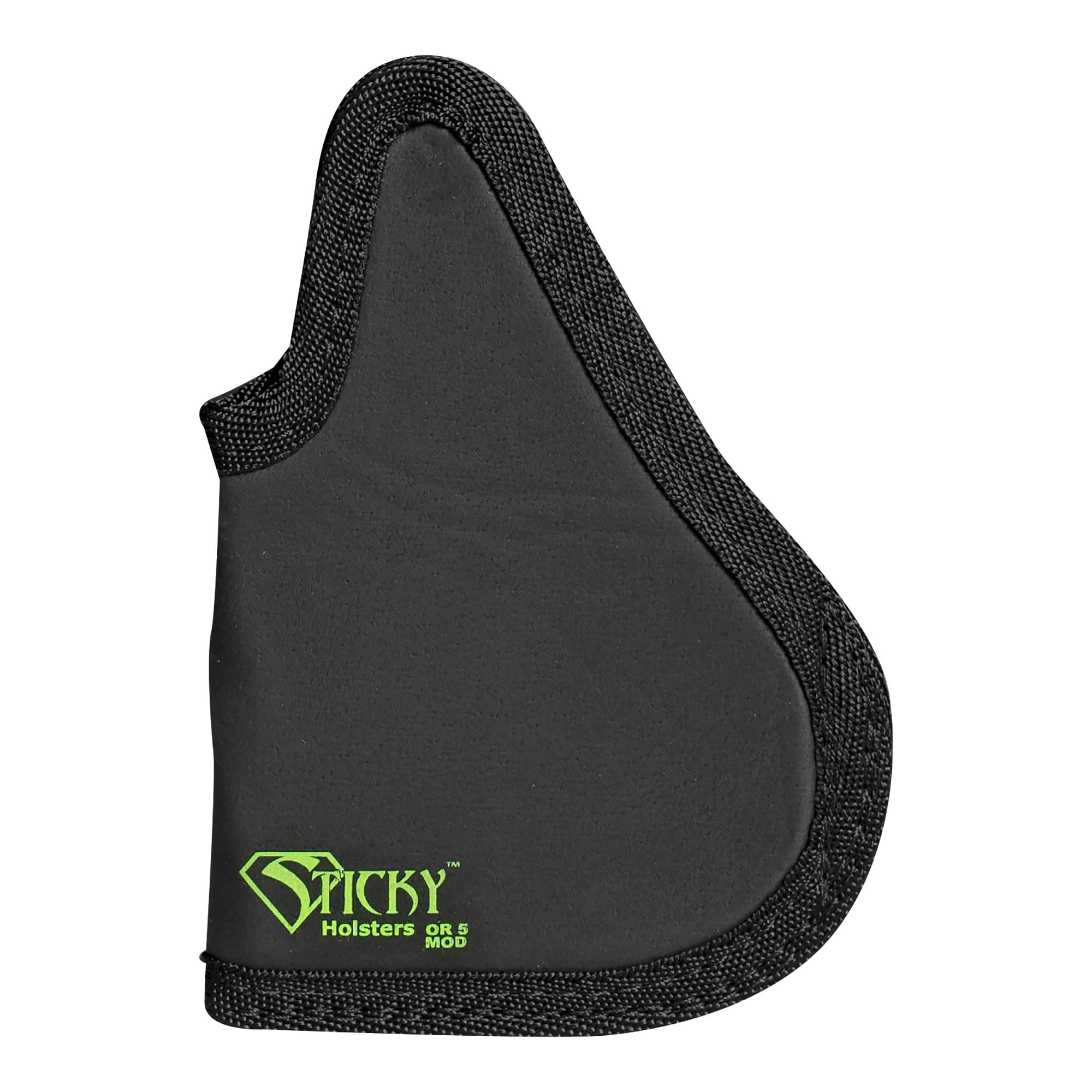 Sticky Holsters OR5MOD OR-5 Modified Black Cordura/Foam, Compatible w/Sig P365, Springfield Hellcat, Glock 42, Springfield XDS, Ambidextrous