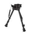 Firefield FF34024 Compact  Bipod 9-14" Black Aluminum Swivel Stud Attachment or Picatinny Rail (Adapter Included)
