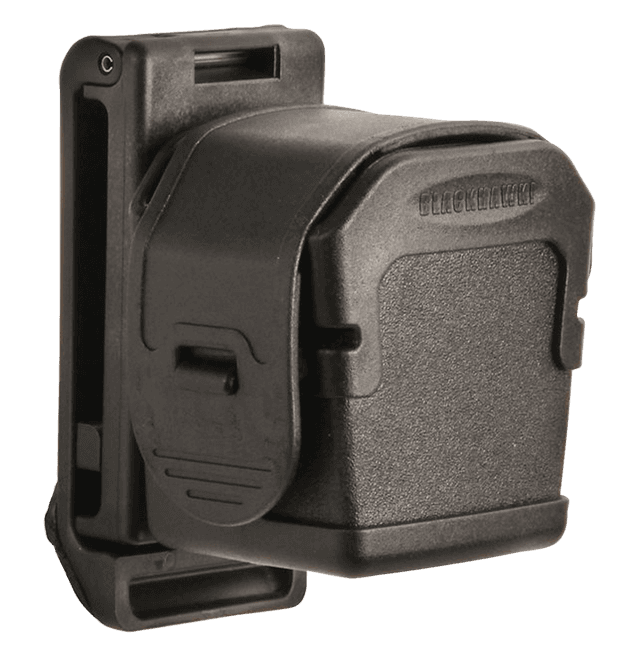 Blackhawk 44A890BK Taser Cartridge Holder Fits Taser X26/X26P Duty Holster Black Polymer Belt Loop Mount
