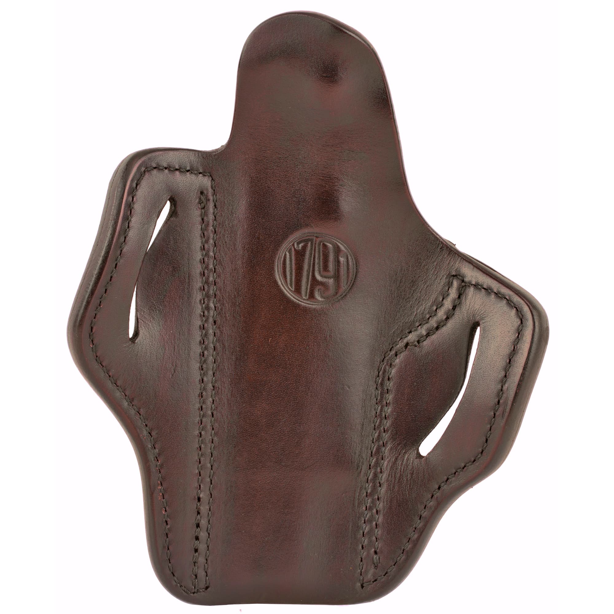 1791 Gunleather BH1SBRR BH1 OWB Size 01 Signature Brown Leather Belt Slide Fits 4-5" 1911 Right Hand