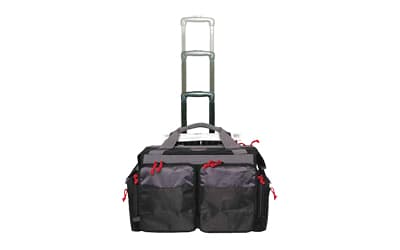 GPS Bags 2215RB Rolling  Black Canvas Holds 4 Handguns