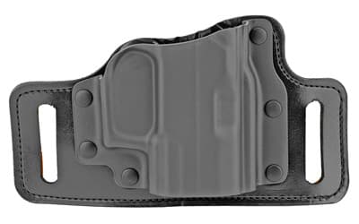 Galco TS820B TacSlide OWB Black Kydex/Leather Belt Slide Fits Beretta APX Fits Taurus G3 Fits Sig M18 Right Hand