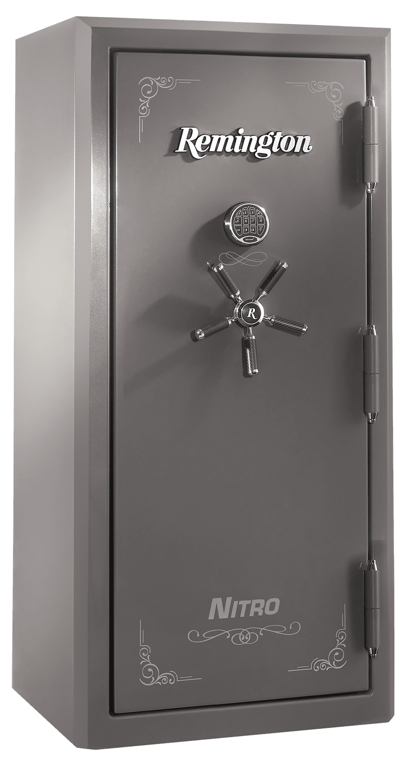 Sports Afield Seltzer Gray-Gloss Metallic Powder Coat, Holds 26 + 6