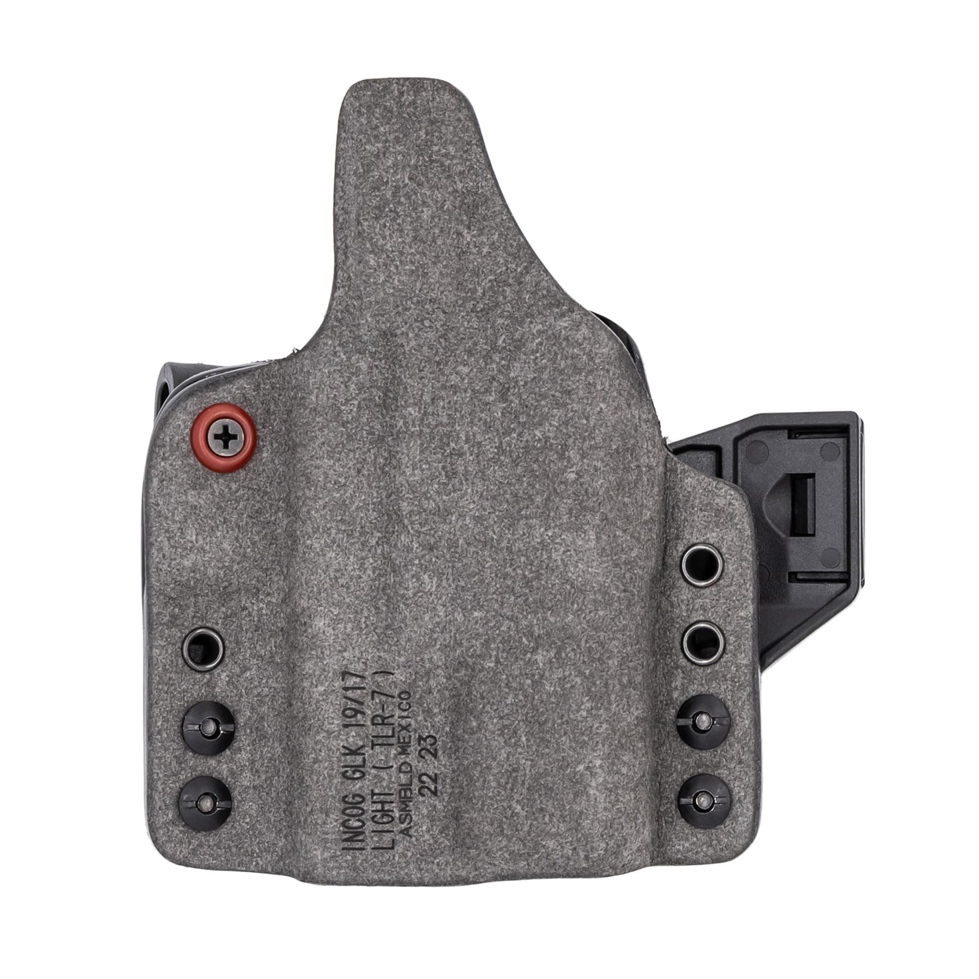 Safariland INCOG0895A0CX261 IncogX IWB Black/Gray Boltaron Belt Clip Fits Glock 43X/48 Right Hand
