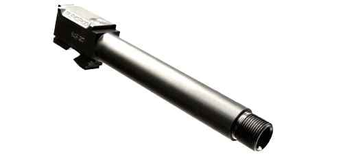 SilencerCo AC5049 Threaded Barrel 3.70" 9mm Luger Stainless Steel Fits Glock 43 43X