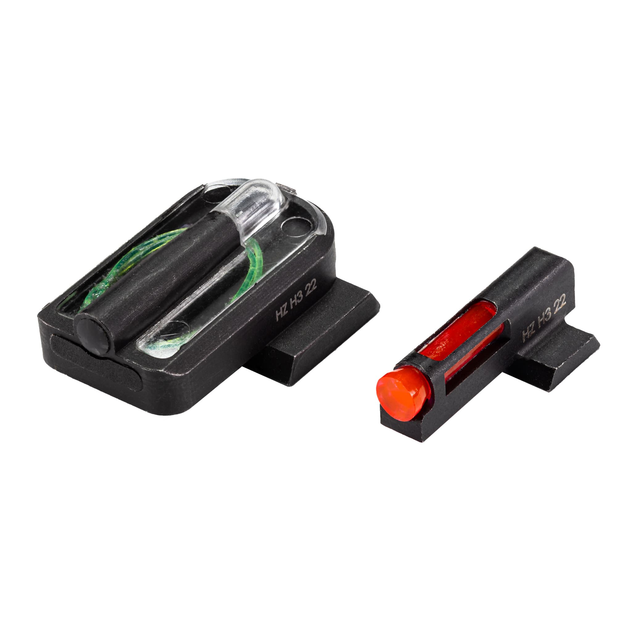 Hiviz FastDot H3 Sg320fd21 Sig P320 Green Tritium Rear Red Fiber Front