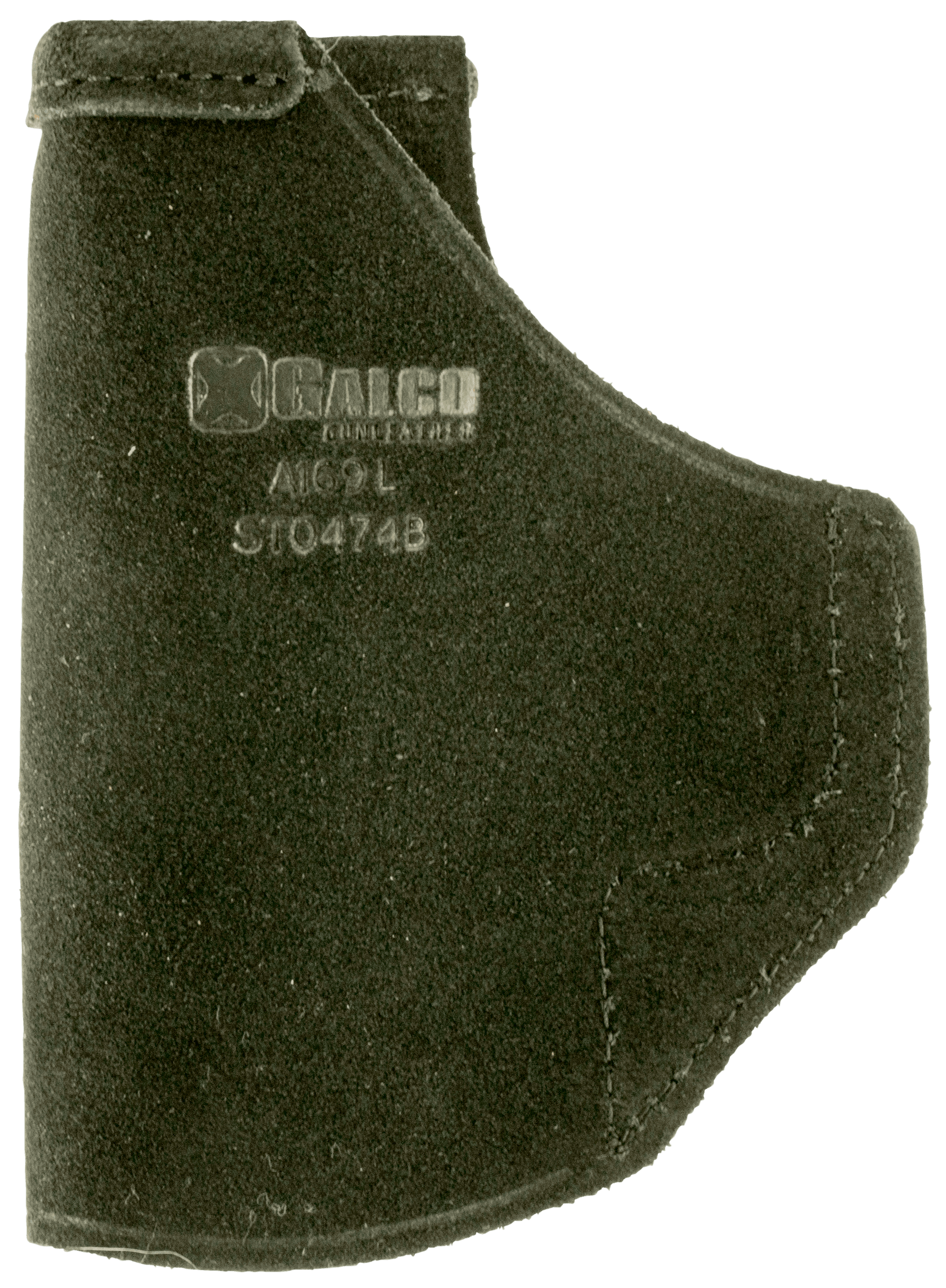 Galco STO474B Stow-N-Go IWB Black Leather Belt Clip Fits S&W M&P Compact/S&W M&P 2.0 Subcompact/Savage Stance Right Hand