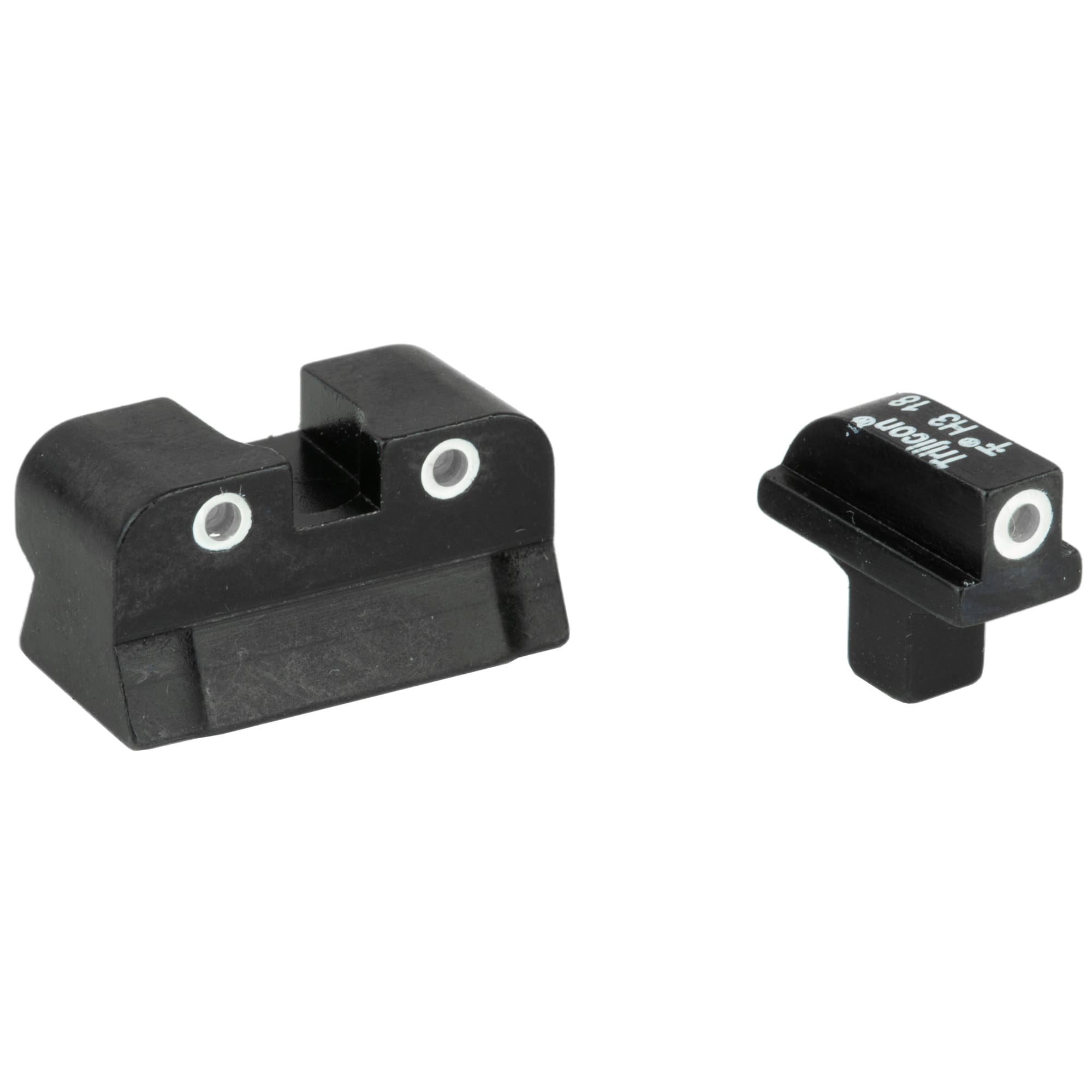 Trijicon Bright and Tough Night Sights Green Tritium White Front Rear 1911