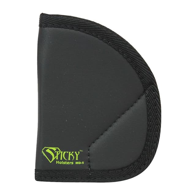 Sticky Holsters MD5 MD-5 Black/Green Latex Free Rubber Fits Ruger LCR/S&W J-Frame Ambidextrous