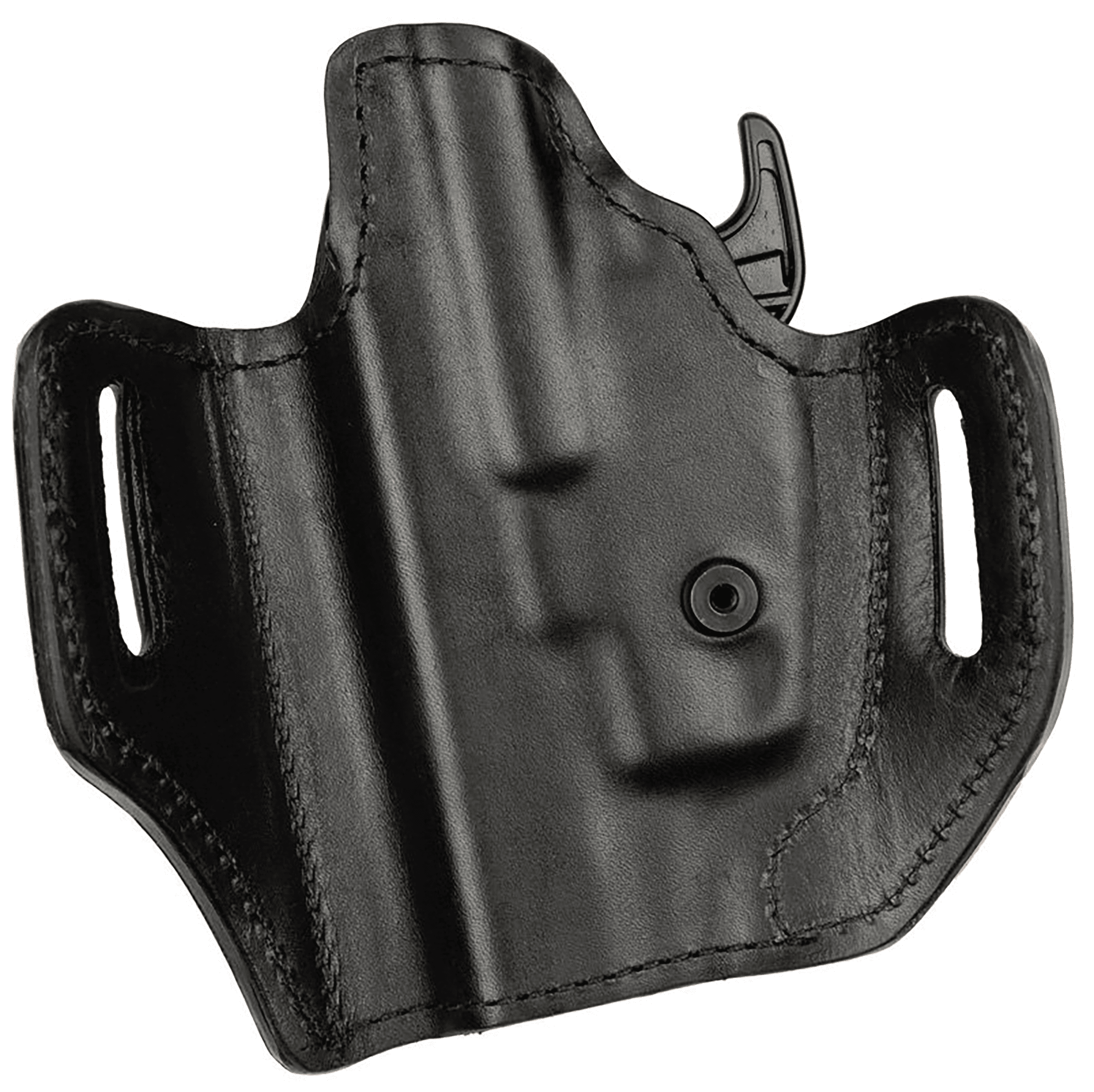 Bianchi 54502 Allusion Assent Pro-Fit OWB Size 04 Black Leather Belt Slide Fits Springfield XD Fits Sig P220 Fits FN FNP