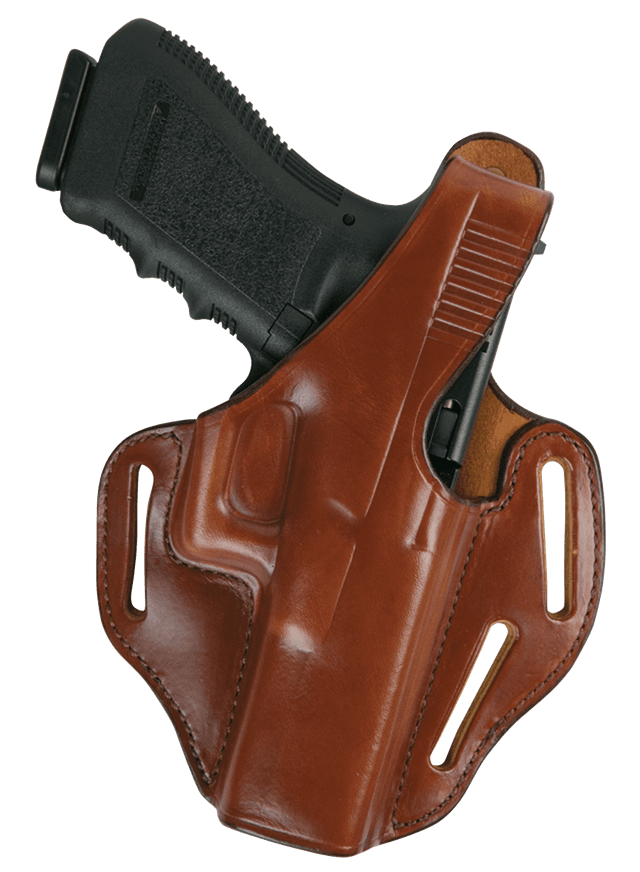 Bianchi 24116 77 Piranha OWB Size 01 Tan Leather Belt Slide Fits S&W J Frame Right Hand