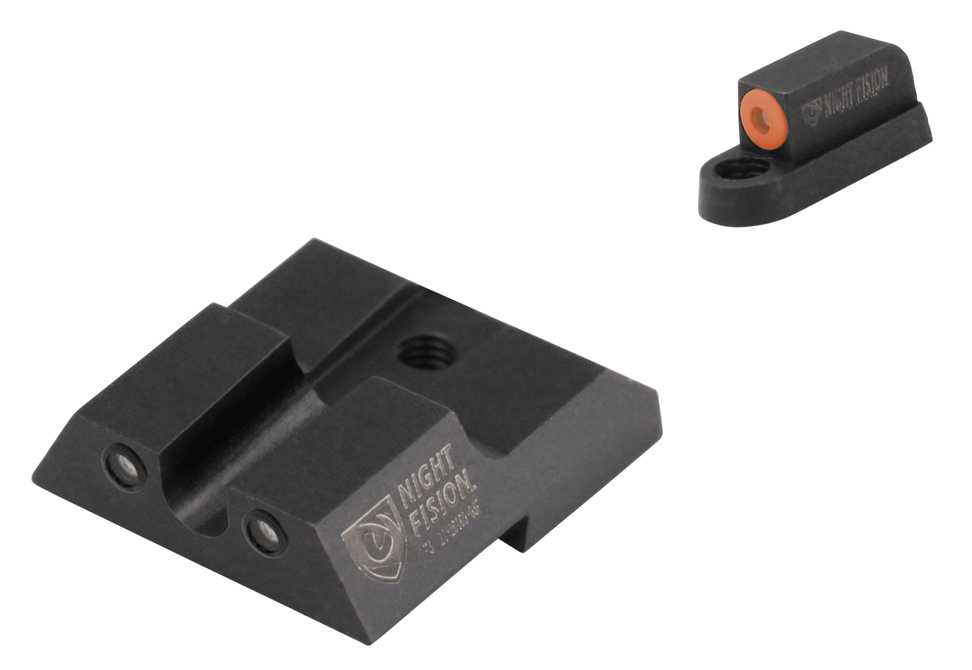 Night Fision CZ P-07 P-09 Tritium Sights Orange Front Green Rear Outline