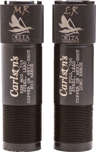 Carlson Delta Waterfowl Remington 12 Gauge Mid Range Long Range Choke Tubes 2 Pack